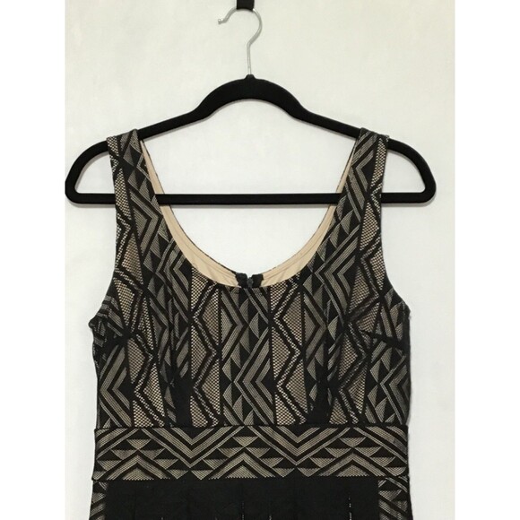 Maggie L Dress Size 8 Black Lacy Lined Party Wedding Formal Cocktail Holiday - Picture 3 of 16